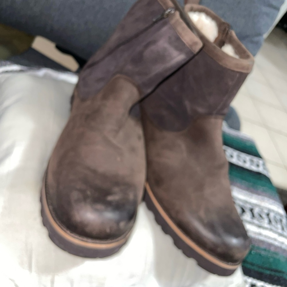 Men's Brown Suede Insulated ugg hendren to men boots